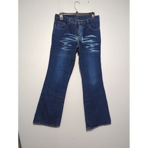 NWT Black White Womens Mexico Blue Denim Jeans Size 9